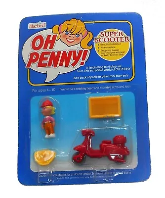 Bluebird Oh Penny ~ SUPER SCOOTER ~ Vintage 1988 Toys ~ New MOC MOSC • £14.99