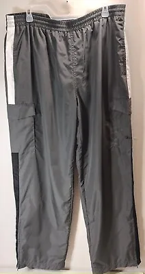 Vintage Champion Mens Gym Pants Size Large Athletic Workout Exercise Windbreaker • $17.24