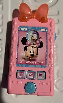 Disney Minnie Mouse Play Cell Phone With Light & Sound Works! • $8