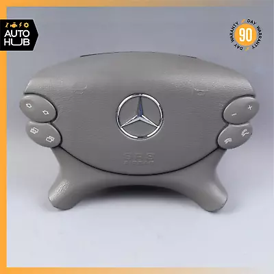Mercedes R230 SL500 SL55 AMG CLK500 E350 Steering Wheel Airbag Air Bag Gray OEM • $149.40