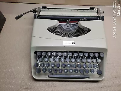 Vintage Italian Manual Typewriter Underwood 18 Pocketbook Case Not Working • $45
