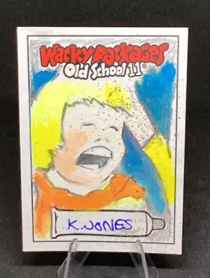 2023 Topps Wacky Packages Old School S11  Artist Sketch Card KARL JONES 1/1 • $49.99