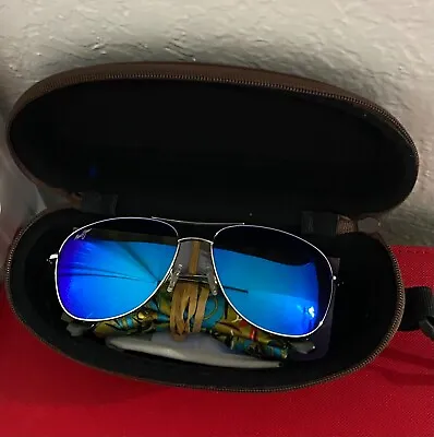 Sunglasses Maui Jim CLIFF HOUSE MJ 247-17 59mm Silver-Blue Hawaii Polarized • $118