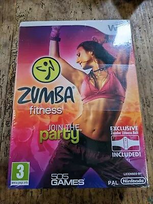 £9.69 • Buy Zumba Fitness With Wii Remote Belt (Nintendo Wii, 2010) New & Sealed 