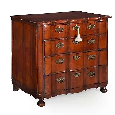 Dutch Baroque Revival Oak Chest Of Drawers 19th Century • $3925