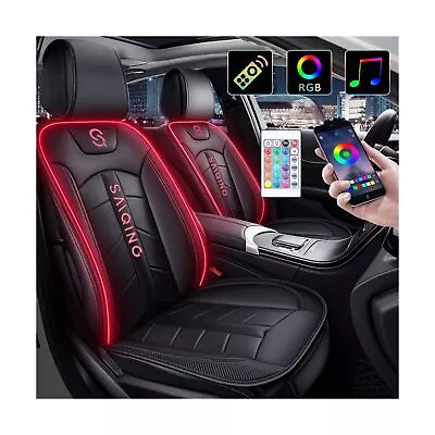 Car Seat Covers With Led Light RGB Sound-Activated Music Sync With Remote Co... • $131.31