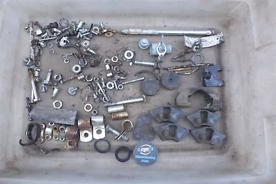 1971 Yamaha HT1 90cc Y878) Misc Bike Bolts Parts Mounts Brackets • $20.10