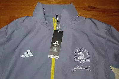 April 2023 Adidas 127th B.A.A. BOSTON MARATHON (MED) Running Jacket W/ Tags • $239.28