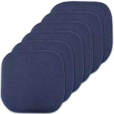 Cushion Memory Foam Chair Pads Honeycomb Nonslip Back Seat Cover 16  X 16  6 Pac • $81.27