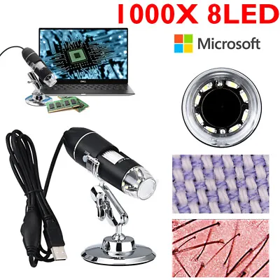 1000X USB Digital Microscope Endoscope Video Camera For Phone Android IOS Wins • $21.87