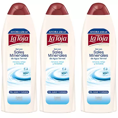 3 Bottles Of La Toja Shower Gel 23.3Oz./600 Ml • $30.62