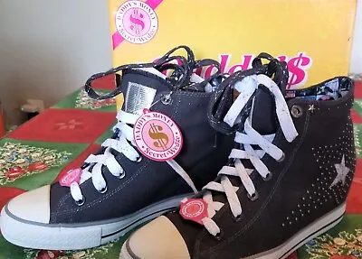 Brand NEW! Daddy's Money Size 10 GunMetal (Gray) Women High Top Sneakers W/ Box • $44.99