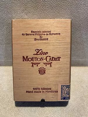 Vintage Cigar Box Keepsake Box- Fine Mouton-Cadet By Zino Davidoft • $16