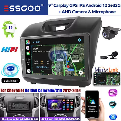 Android12 Head Unit For Holden Colorado 2012- 2016 Car Radio Carplay GPS MIC&AHD • $160.95