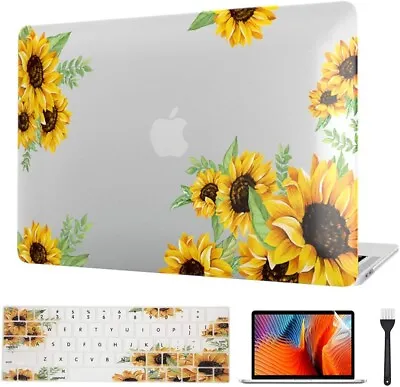 $15.99 • Buy MacBook Air 13 Case For Models: A2337 M1 / A2179 / A1932 Sunflower Hard Shell 