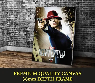 Marvel Agent Carter Large CANVAS Art Print Gift A0 A1 A2 A3 A4 • £20.66