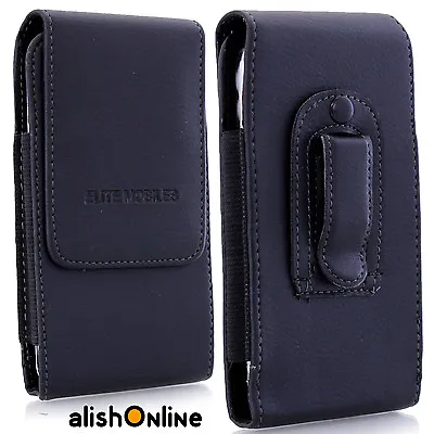 £5.99 • Buy Elastic Leather Belt Pouch Holder Clip Holster Case Cover For Samsung IPhone