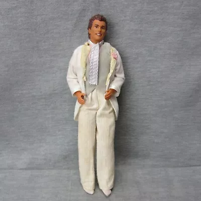 Vtg Allen Barbie Doll Groom Wedding Day Molded Hair • $21.99