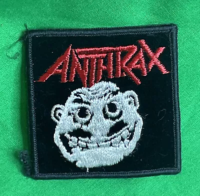 3” Vintage Anthrax Jacket Patch Metal Iron On NOS 90s Band Concert NEW • $5.99