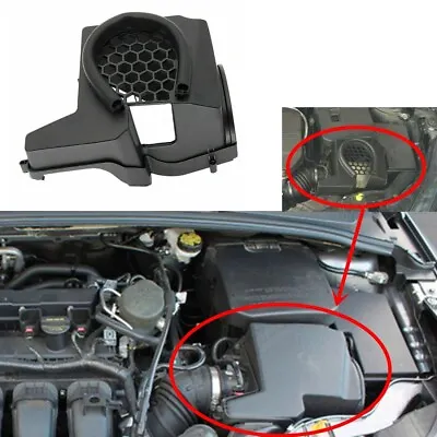 Black Meshy Hood Air Box Intake Filter Trim Cover Fits Ford Focus Escape Mazda 3 • $30.75