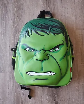 Marvel Disney Store Hulk Hard Shell Backpack School Halloween  • £11.57