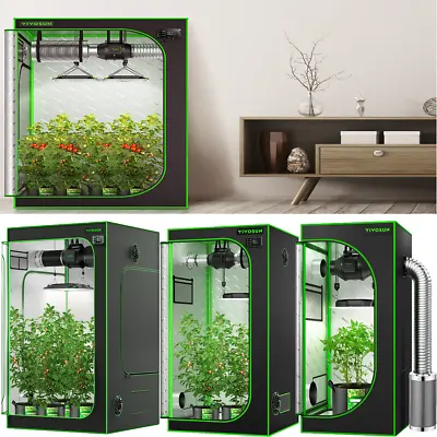 $75.99 • Buy VIVOSUN Grow Tent Indoor Mylar Hydroponics Plant Room For Ventilation Grow Light