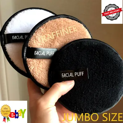 Cleansing Pads Make Up Remover Reusable Facial Sponge Bigger Size Microfiber • £5.50