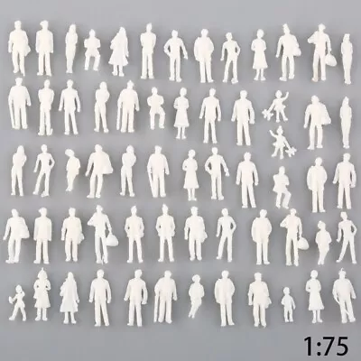 50/100 Pc 1:75 Scale Figures Architectural Human Figure Peoples Sitting Standing • £3.10