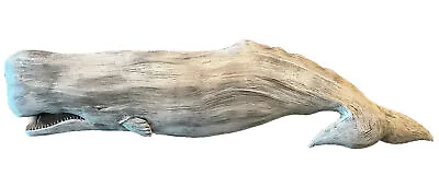 Carved Wood Sperm Whale Nantucket Vintage Antique Folk Art Cape Cod • $1350