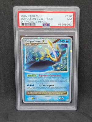 $14.50 • Buy PSA 7 2007 Pokemon Diamond & Pearl Empleon Lv. X Holo #120 - 69269663