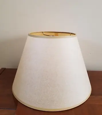 Vintage Medium Robert Abbey Beige Empire Lamp Shade • $32.99