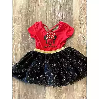 Disney Junior Minnie Mouse Costume Red With Black Tutu 2T • $20