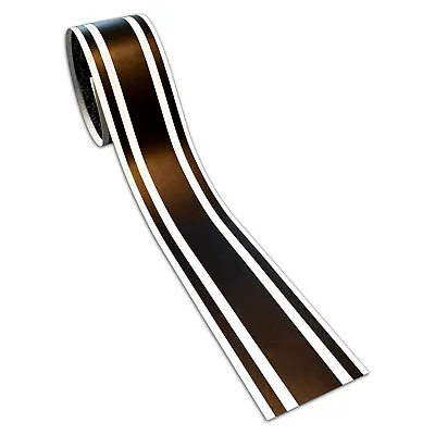 2  Matte Black Vinyl Racing Stripes Pinstripes Decal Trailer Boat Guitar • $9.99