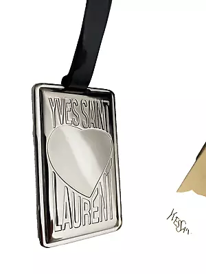 Yves Saint Laurent YSL BAG CHARM  Silver Hardware Luggage Tagg Eye Palette Charm • £65