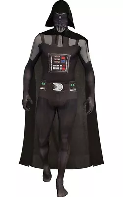 Licensed Adult Mens Darth Vader 2nd Skin Star Wars Fancy Dress Halloween Costume • $66.65