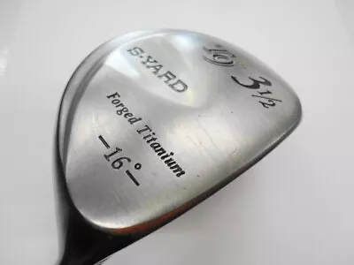 S-YARD S-YARD T.9 BL Fairway Wood 3-1/2W Original Carbon (R-2) #598 Golf Clubs • $122