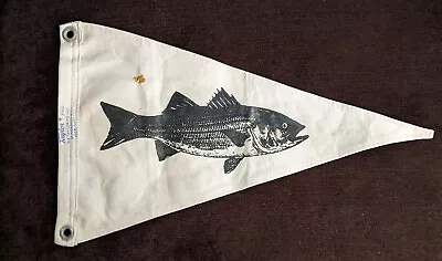 Vintage Taylor Made Striped Bass Yacht Boat Pennant HTF • $300