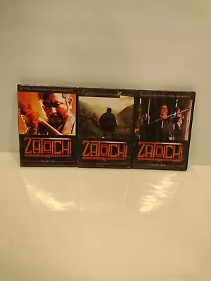 $25 • Buy Zatoichi Blind Swordsman Volumes 1, 2, 3, DVD  Tokyo Shock Asian Cinema 2 Disc 