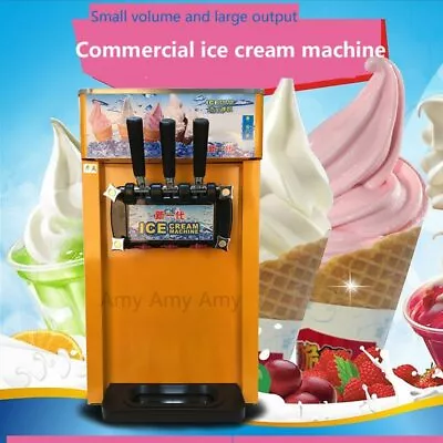 Soft Serve Ice Cream Machine Commercial Electric Ice Cream Makers  220V 110V • $1169.90