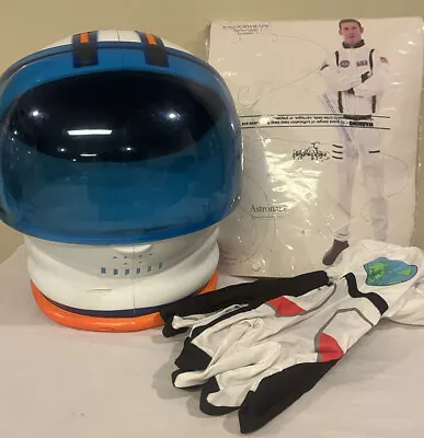 Underwraps Costumes Men Astronaut Adult One Size White W/Helmet & Gloves 3/Set • $89.99