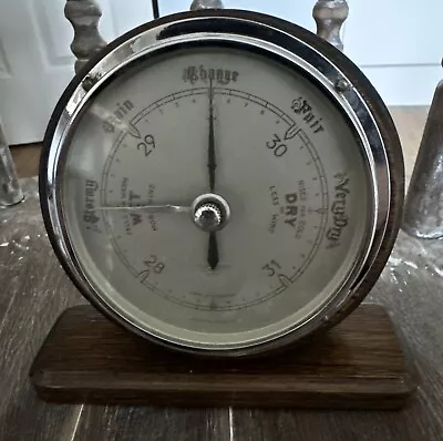 Vintage SB Shortland Smiths Bakelite Barometer Made In England • £11