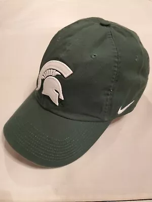 NWOTs~Nike Heritage86 NCAA Michigan State Spartans Green Adjustable Cap Cotton • $19.99