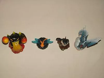 Skylanders Lot Of 4 Figures Sparx Whilwind Volcanic Eruptor Terrafin Activision • $7.99