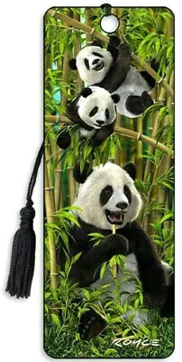 3D Panda Bookmark Black & White Bear Bamboo Animal Lover Gifts X Her Woman Kids • £4.29