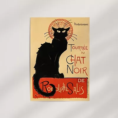 Tournée Du Chat Noir By Théophile-Alexandre Steinlen 1896 Premium Wall Art Print • $139.95