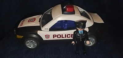 PLAYMOBIL Police Car + Police Officer 2014. • £5
