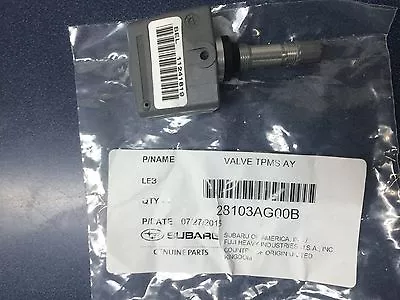 $48.49 • Buy Genuine Subaru TPMS Tire Pressure Sensor 28103AG00B Tribeca Legacy Outback OEM