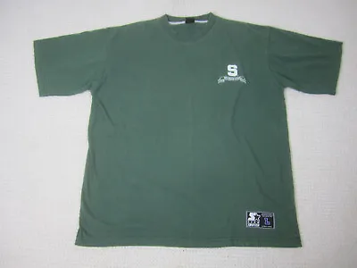 VTG Michigan State Shirt Mens Large Green Spartans College Alumni Student NCAA • $22.50