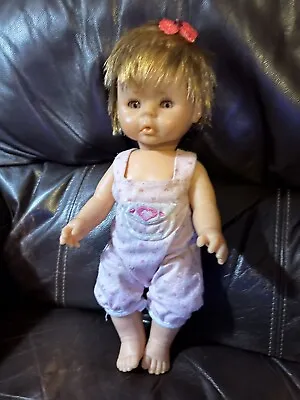 Vintage Famosa Doll Made In Spain 16” Pouty Mouthsleep Eyesrooted Hair • $9