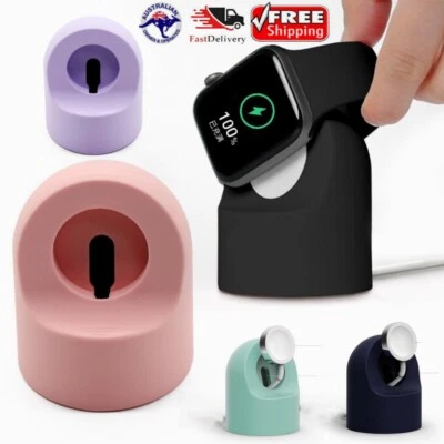 $9.88 • Buy Charger Stand Mount Silicone Dock Holder For Apple Watch Series 4/3/2/1 Charge